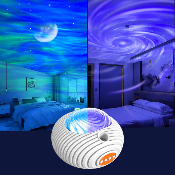 Double Effect Northern Lights Projector Lamp Milkyway