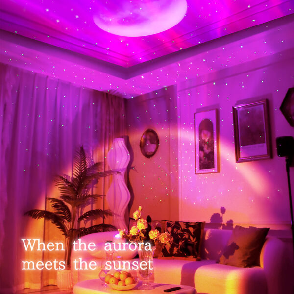 Double Effect Northern Lights Projector Lamp Milkyway - Image 2