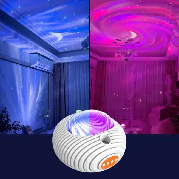 Double Effect Northern Lights Projector Lamp Milkyway - Image 7